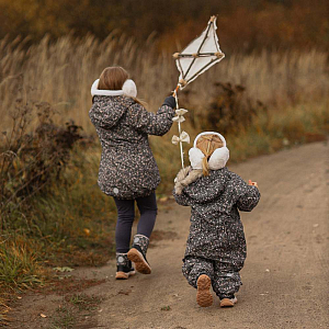 Куртка Wheat "Tove Black Sea Open Flowers", цветочная фантазия